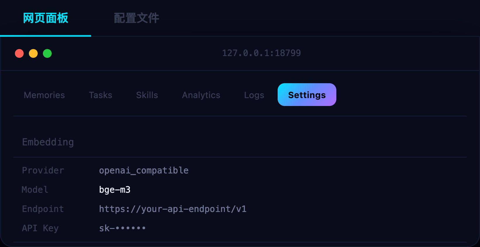 网页面板在线修改